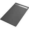 Olimpo Docce Piatto doccia in marmoresina grigio scuro effetto pietra cemento relax