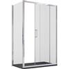 Olimpo Docce Box doccia due lati h190 anta scorrevole trasparente 6mm agatina