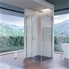 Olimpo Docce Box doccia due lati con porta battente 8mm h195 regina