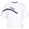 FILA T-shirt Fila Women ZUG Cropped Wide Donna Donna Bianco