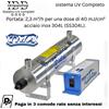 Debatterizzatore UV TMA D6 2,30 m³/h DN25 PRO