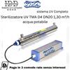 Sterilizzatore UV TMA D4 DN20 1,30 m³/h acqua potabile