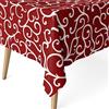 Martina Home Tovaglia resinata Loiret, 300 x 140 cm, colore: bordeaux