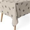 Martina Home Tovaglia resinata Piñas, 200 x 140 cm, colore: grigio