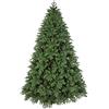 Megashopitalia Albero di Natale Realistico Foglie Pvc Pe Superfolto Verde Apertura Rapida 180 cm - 2099 Rami