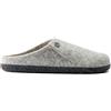 Birkenstock Zermatt Rivet Light Gray Ciabatta Grigio Chiaro Feltro Donna