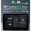 XTRONS TX122L AUTORADIO 2 DIN GPS 10.1" ANDROID 14 WiFi 4G USB CARPLAY DSP SD