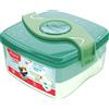Maped Picnik - Contenitore per pranzo Origins per bambini, apertura facile, 2 scomparti di cui 1 rimovibile, in plastica senza BPA e ftalati, verde, 1 L