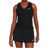 Nike W Nkct Victory Tank Black/White Canottiera Dri-Fit Nera Donna