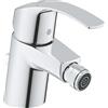 Grohe Eurosmart miscelatore monocomando per bidet con piletta scarico a tirante, finitura cromo - 32929002
