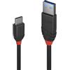 Lindy Cavo USB 3.1 Tipo C a A 3A Black Line, 1.5m