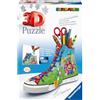 Ravensburger - 3D Puzzle Portapenne Sneaker Super Mario Edition, 108 Pezzi, 8+ Anni