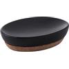 Gedy Ilary Portasapone, Ceramica, Nero, 9,5 x 13 x 3
