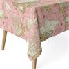 Martina Home Tovaglia resinata Mapamundi, 100 x 140 cm, colore: rosa
