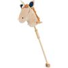 AIYAPLAY Cavallo a Dondolo per Bambini 1-3 Anni con Maniglie, Schienale e  Pedali in MDF, 68L x 27P x 47.5A cm, Blu Rosa Bianco : : Giochi e  giocattoli