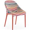 KARTELL sedia ELEGANZA ELA tessuto MISSONI - 6276-MW