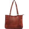 STILORD 'Delilah' Borsetta Shopper Pelle Donna Vintage Borsa a Spalla con Manici Lunghi Borsa a Mano Tote Bag Vera Pelle, Colore:cognac - used