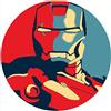 Generic Slipmat Slip Mat Scratch Pad Feltro per qualsiasi 12 LP DJ Vinyl Giradischi Giradischi Grafica personalizzata - Iron Man