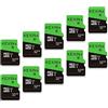 KEXIN Schede Micro SD 32GB KEXIN Micro SD 32 GB Micro Memoria MicroSD 32 Giga 10 Pezzi Scheda TF SD(C10 e U1) per Telefono, Videocamera, Switch, Gopro, Tablet, Alta Velocità di Lettura Fino a 85 MB/s