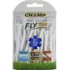 Champ Zarma Golf Fly Tee, bianco, confezione da 25 - 83 mm
