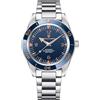 CEYADG Pagani Design PDYS005 - Orologio meccanico analogico giapponese automatico con bracciale in acciaio inox/pelle da uomo, acciaio nero, bracciale, blu, Bracciale