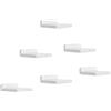 PHOENANCEE MITREL Piccoli Scaffali Galleggianti Per Parete, Mini Espositore Da Appendere, Mensola Quadrata In Legno Da Parete Per Piccoli Oggetti, 12,7 X 10 X 4 Cm, Set Da 6 (Bianco Stagionato)
