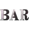 Antic Line Lettera Bar Zinco/Nero H:40