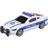 Baroni Toys Macchina della Polizia Giocattolo con Luci e Suoni, Macchinina per Bambini con Sirena che Suona e si Illumina, Gioco Automobilina Spingi e Vai con Frizione, 3 4 5 6 7 Anni, 16x6x5 cm