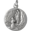 I G J MEDAGLIA MADONNA DI LOURDES IN ARGENTO 925-100% MADE IN ITALY - LE MEDAGLIE DEI SANTI PATRONI