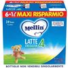 Mellin 4 Latte Di Crescita Liquido 6x1000ml 24Mesi+