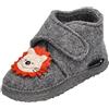 NANGA Lion King, Pantofole Unisex-Bimbi 0-24, Grigio Medio, 26 EU