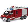 BRUDER Autopompa MB Sprinter con Modulo Luci e Suoni - Veicolo Pompieri Giocattolo Realistico