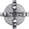 Proxxon mandrino a 4 griffe concentriche per FD 150/E 24158