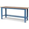 Fami Banco da lavoro in acciaio piano in faggio altezza regolabile portata 1000 Kg Dim. L.2007 x P.705 x H.740-1110 FBG02S2000R0004
