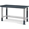 Fami Banco da lavoro in acciaio altezza regolabile portata 1000 Kg Dim. L.1507 x P.705 x H.740-1110 FBG01S1500R00PD