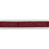 Nastro Merry XMAS Bordeaux