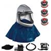 Spring Protezione Agrofilter super Unificato - Casco ventilato - Con visiera apribile