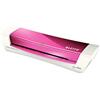 LEITZ iLAM, Plastificatrice Home Office, Formato A4, 2 rulli, Colore Fucsia Metallizzato, 73680023