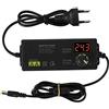 DEWIN Alimentatore Tensione Regolabile,Adattatore di Alimentazione Regolabile 3-36V 60W 1.7A Alimentatore Universale per monitor LCD, barra luminosa a LED, motore