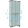 Terry armadio tuttopiani alto serie c-wood 2680 mm.680x390x1700h