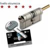 Mottura Cilindro europeo di sicurezza Champions C55 con asse rasabile 51/31 (82 mm) 5 chiavi