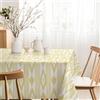 Martina Home Tovaglia resinata Islas, 140 x 140 cm, colore: giallo