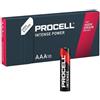DURACELL MINISTILO AAA PROCELL INDUSTRIAL INTENSE - SCATOLA 10 BATTERIE LR03/PROCELL-MELDU0046
