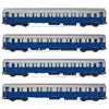 HORNBY HR4324 SET DI 4 CARROZZE TRENO AZZURRO