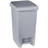 Adatto-M T909911 Pattumiera a pedale polipropilene grigio 10 litri