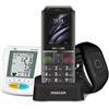 MAXCOM - PHONE MaxCom Comfort MM735 5.59 cm (2.2") 83 g Nero Telefono di livello base