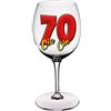 Bombo Bicchiere con Tasca portabicchiere per Compleanno 70 Anni