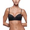 POMPEA Rgs Alya Feel, Reggiseno push up Donna, Nero, XS confezione da 3