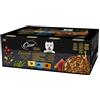CESAR Natural Goodness Casserole 12x400 g con pollo, con pesce bianco, con tacchino in salsa con cereali integrali per cani adulti
