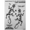 4R Quattroerre.it - 1115 - Adesivi Sticker Riflettenti Geco, 9 x 13 cm